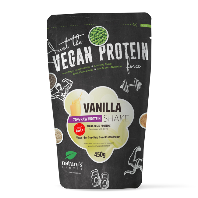 Nature's Finest Vanilla waniliowy shake białkowy, 450 g