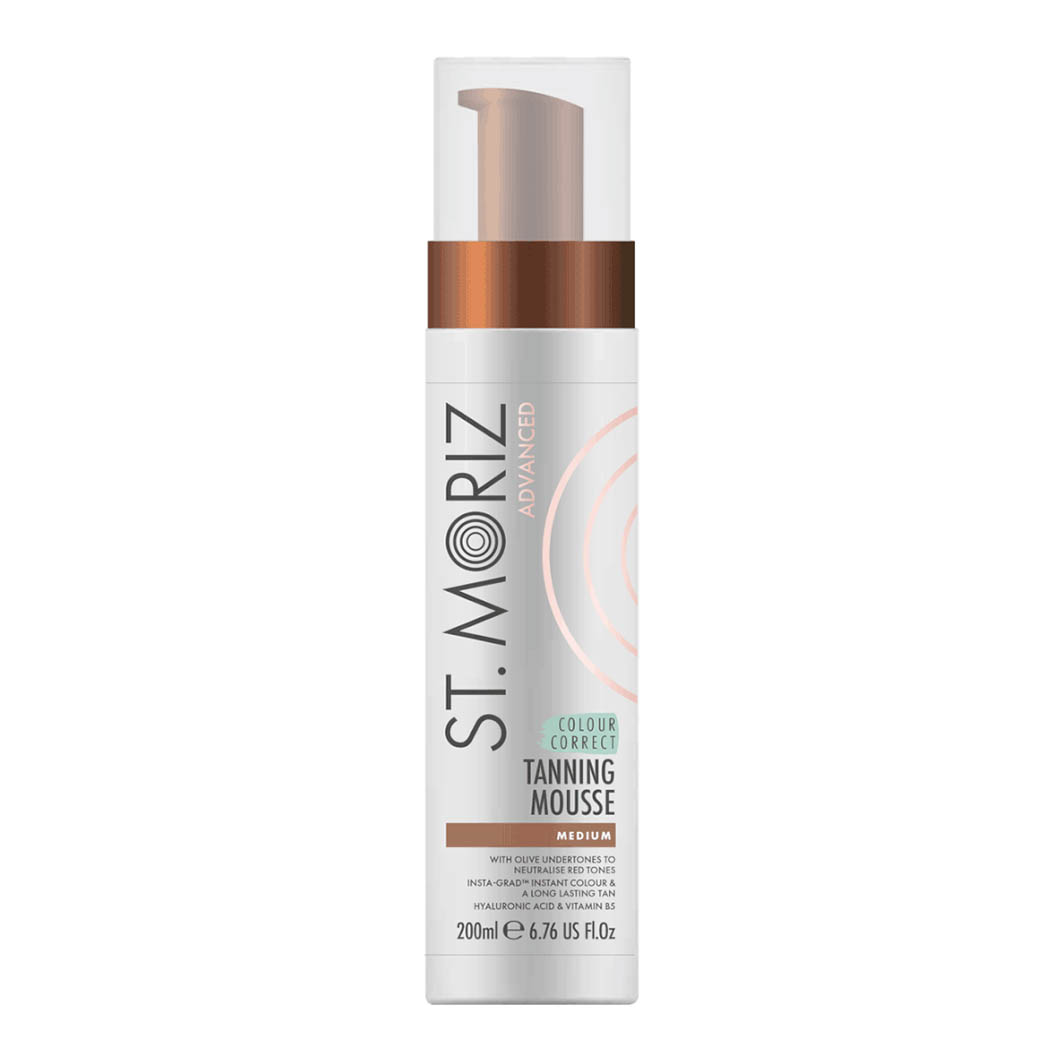 ST.Moriz Advanced Pro samoopalająca, korygująca kolor pianka o średnim odcieniu, 200 ml