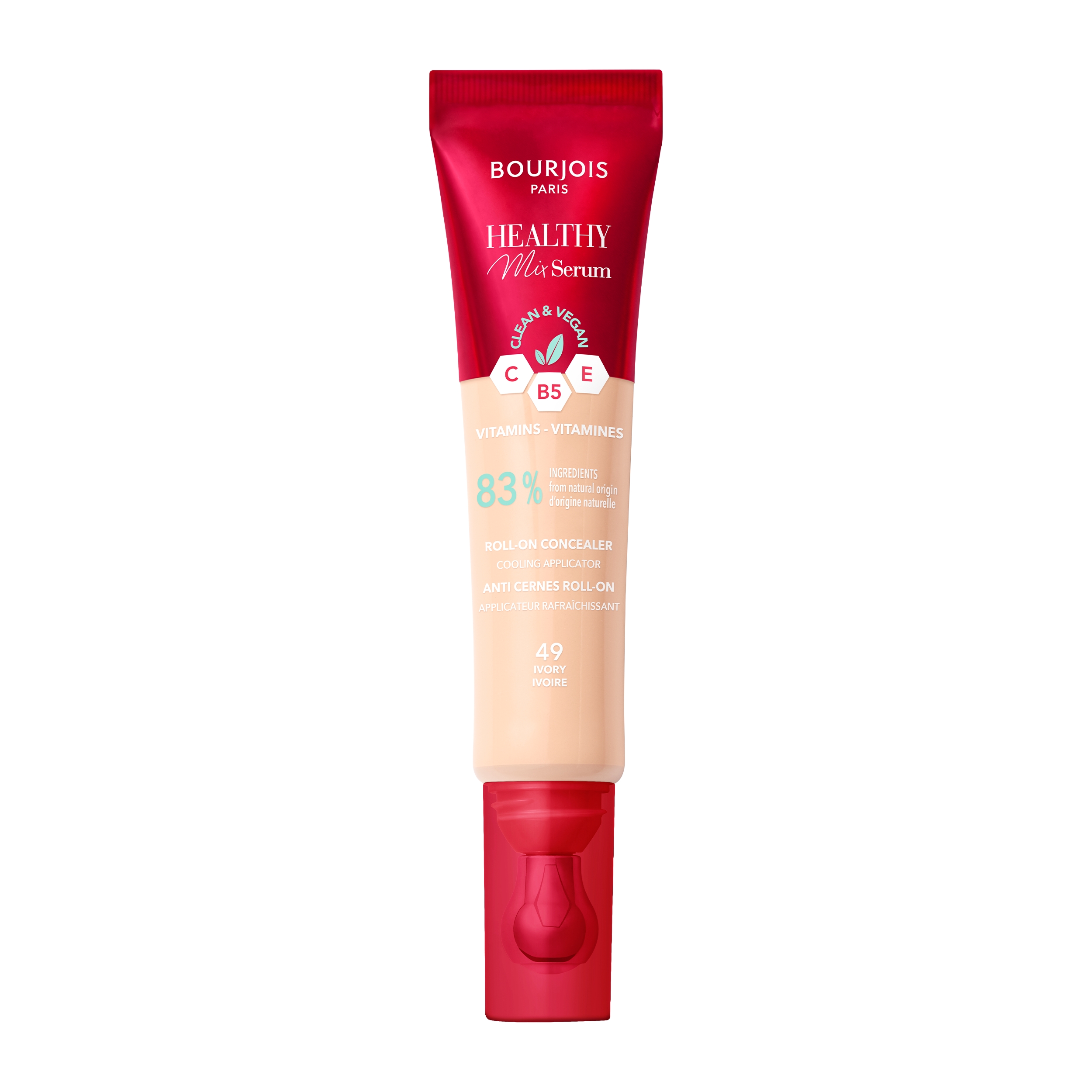 Bourjois Healthy Mix kryjący korektor z serum pod oczy o wegańskiej formule z witaminami 49N ivory, 11 ml
