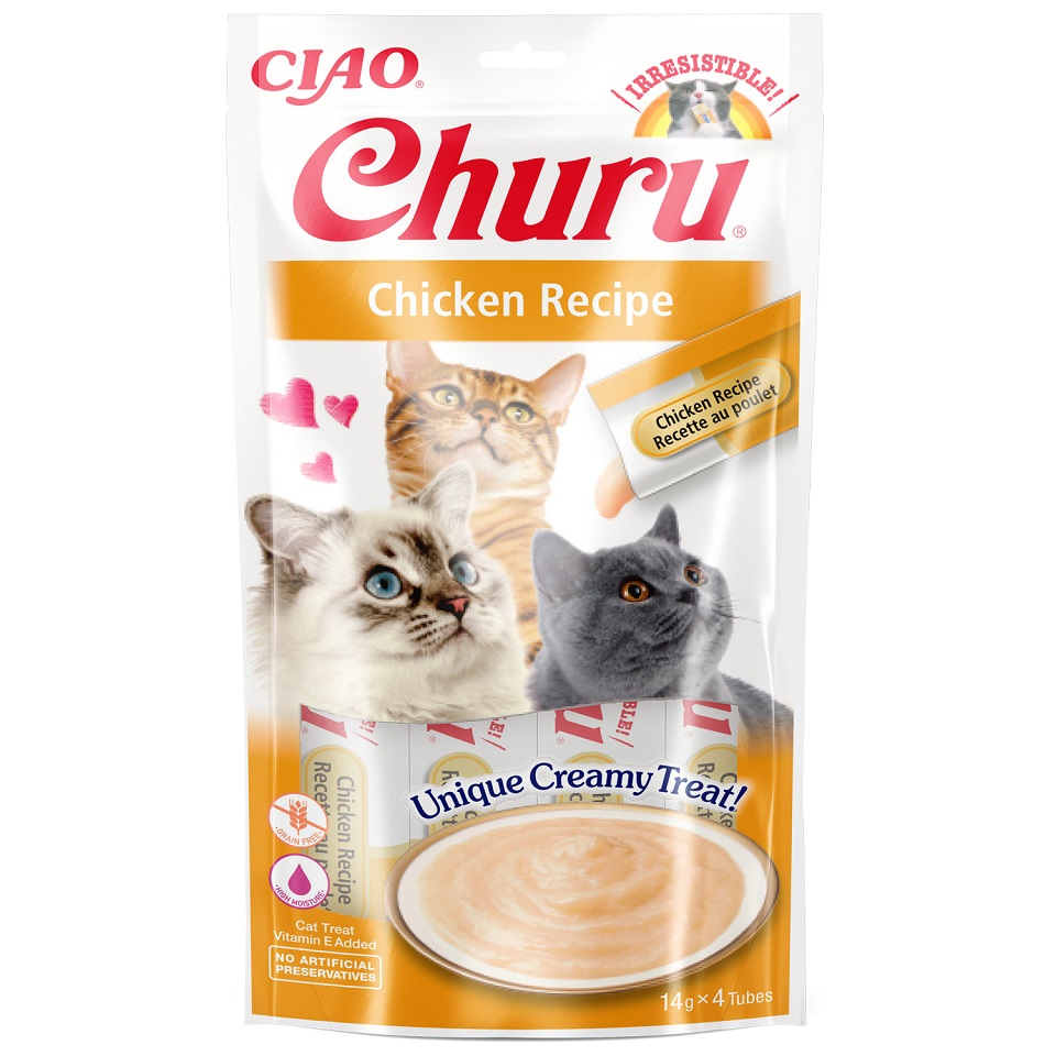 INABA Churu Cat kremowy przysmak dla kota kurczak 56 g