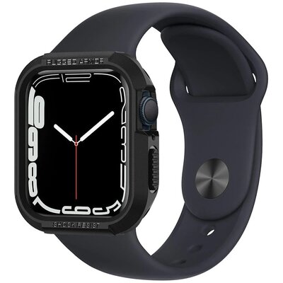 Etui SPIGEN Rugged Armor do Apple Watch 4/5/6/7/8/9/SE (44/45mm) Czarny