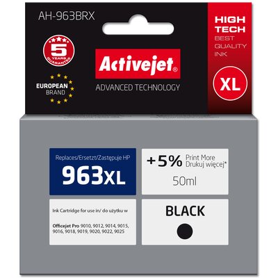 Tusz ACTIVEJET do HP 963XL 3JA30AE Czarny 50 ml AH-963BRX