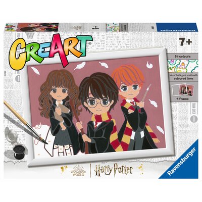 Malowanie po numerach RAVENSBURGER CreArt Harry Potter: Magiczna Trójca 20138