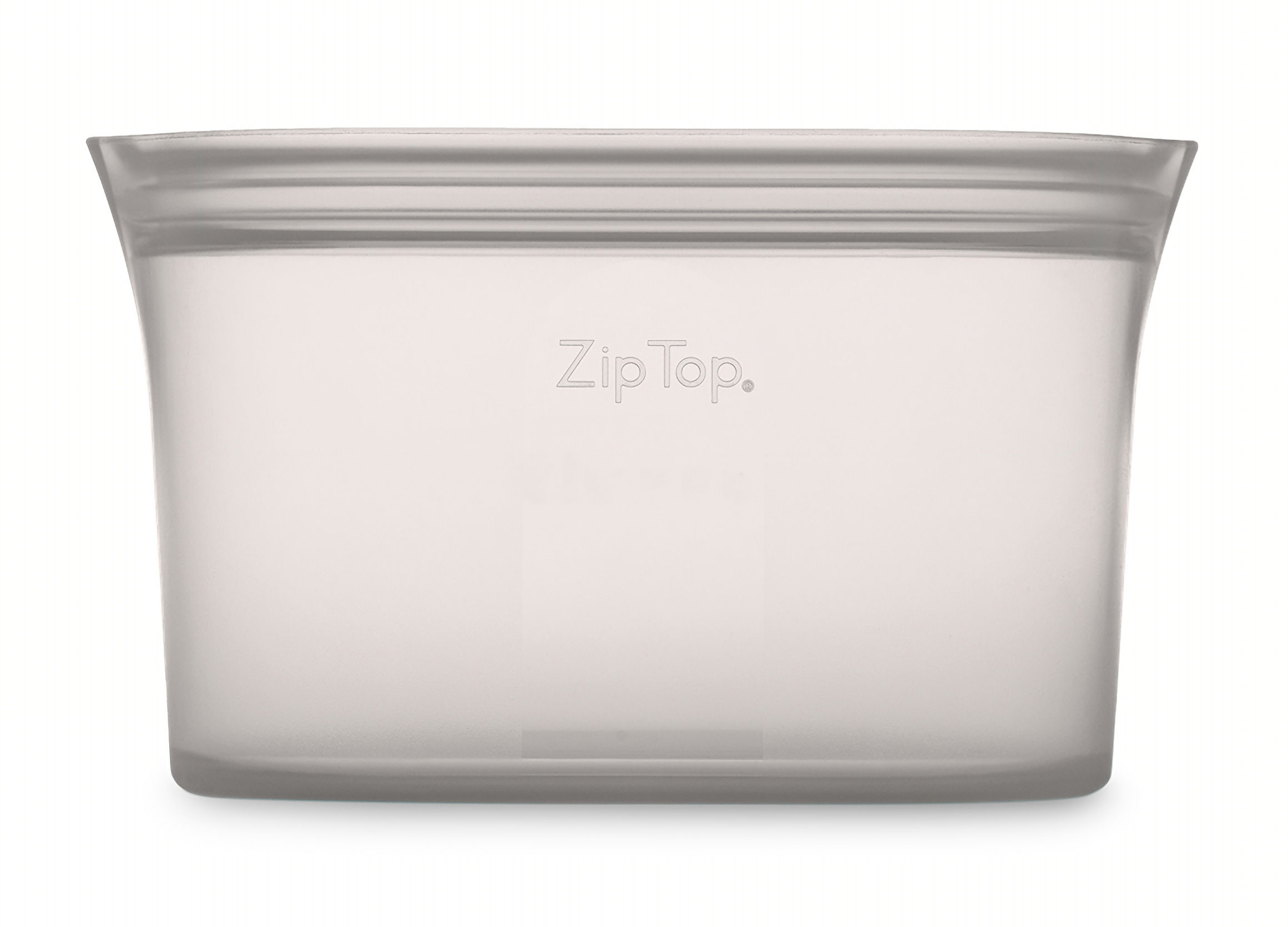 ZipTop - Pojemnik na przekąski owalny roz. M Gray