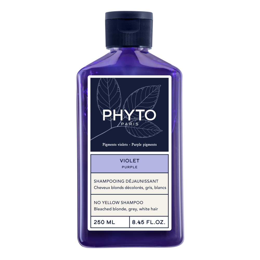 Phyto Paris Violet Purple szampon neutralizujący żółte i miedziane odcienie włosów, 250 ml