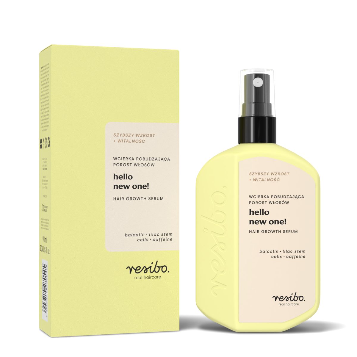 Resibo Hello New One wcierka pobudzająca porost włosów, 90 ml