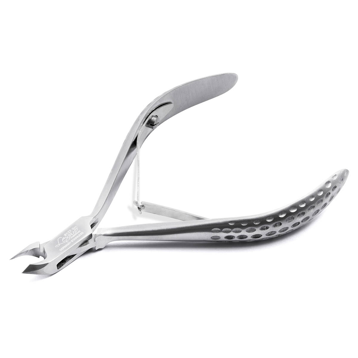 Lexwo 137 cążki do skórek ostrze 3 mm, srebrne, 1 szt.