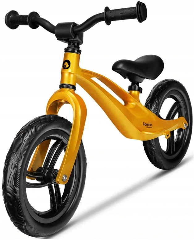 Rowerek biegowy LIONELO Bart Złoty
