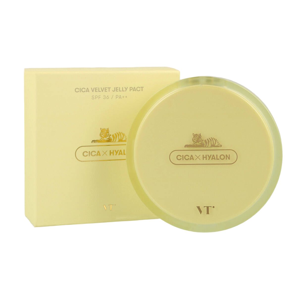 VT Cosmetics Cica Velvet Jelly Pact miękki puder w formie cushion 23 natural beige, 12 g