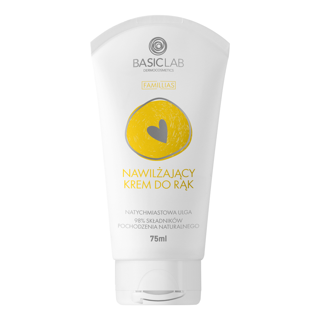 Basiclab Famillias nawilżający krem do rąk, 75 ml