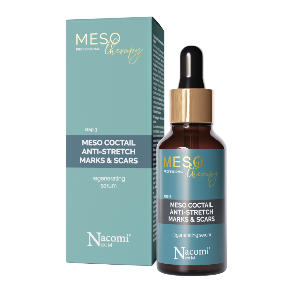 Nacomi Meso Therapy skoncentrowany koktajl na blizny i rozstępy do ciała, 30 ml