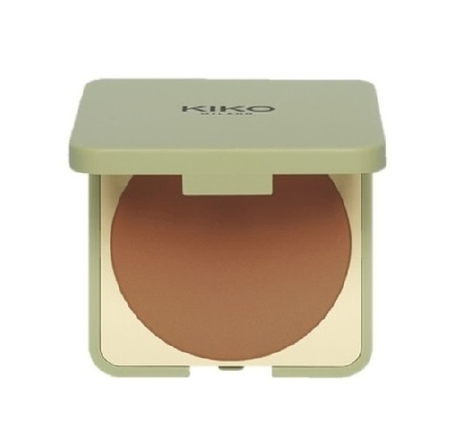 Kiko Milano Green Me kompaktowy puder brązujący o matowym wykończeniu 102 Warm Sienna, 9 g