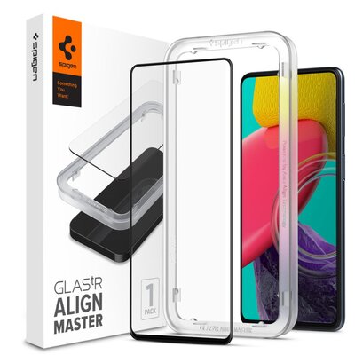 Szkło hartowane SPIGEN Alm Glass FC do Samsung Galaxy M53 5G Czarny