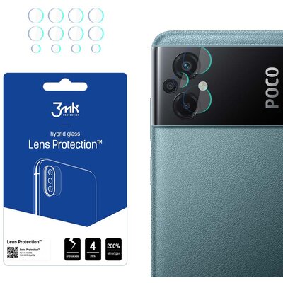 Szkło hybrydowe na obiektyw 3MK Lens Protection do Xiaomi Poco M5