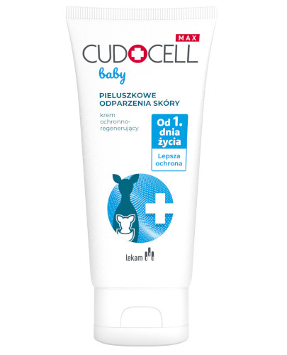 Cudocell Max Baby krem ochronno-regenerujący na pieluszkowe odparzenia skóry, 40 g