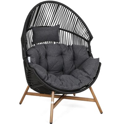 Fotel HOME & GARDEN Kongo Czarny