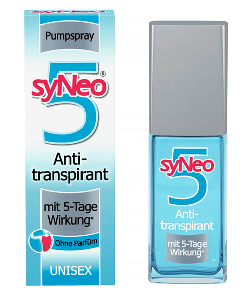 SyNeo 5 antyperspirant w spray’u