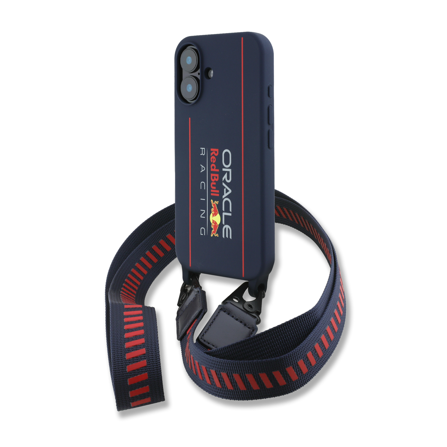 Red Bull Silicone Strap and Vertical Logo MagSafe granatowy - etui iPhone 16
