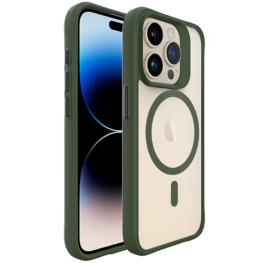 Jinya XPRO Magsafe Protecting Case Green - etui iPhone 15 Pro