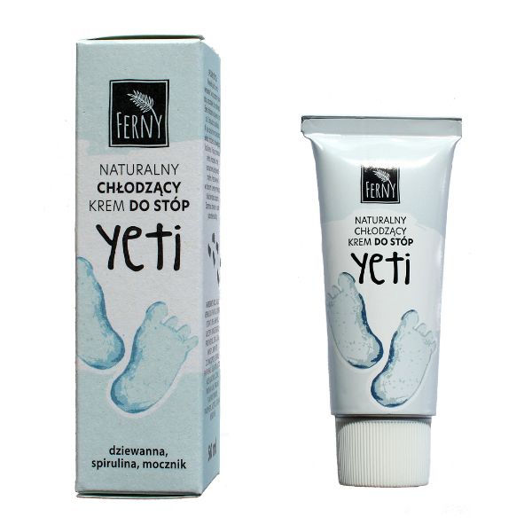 Ferny chłodzący krem do stóp Yeti, 50 ml