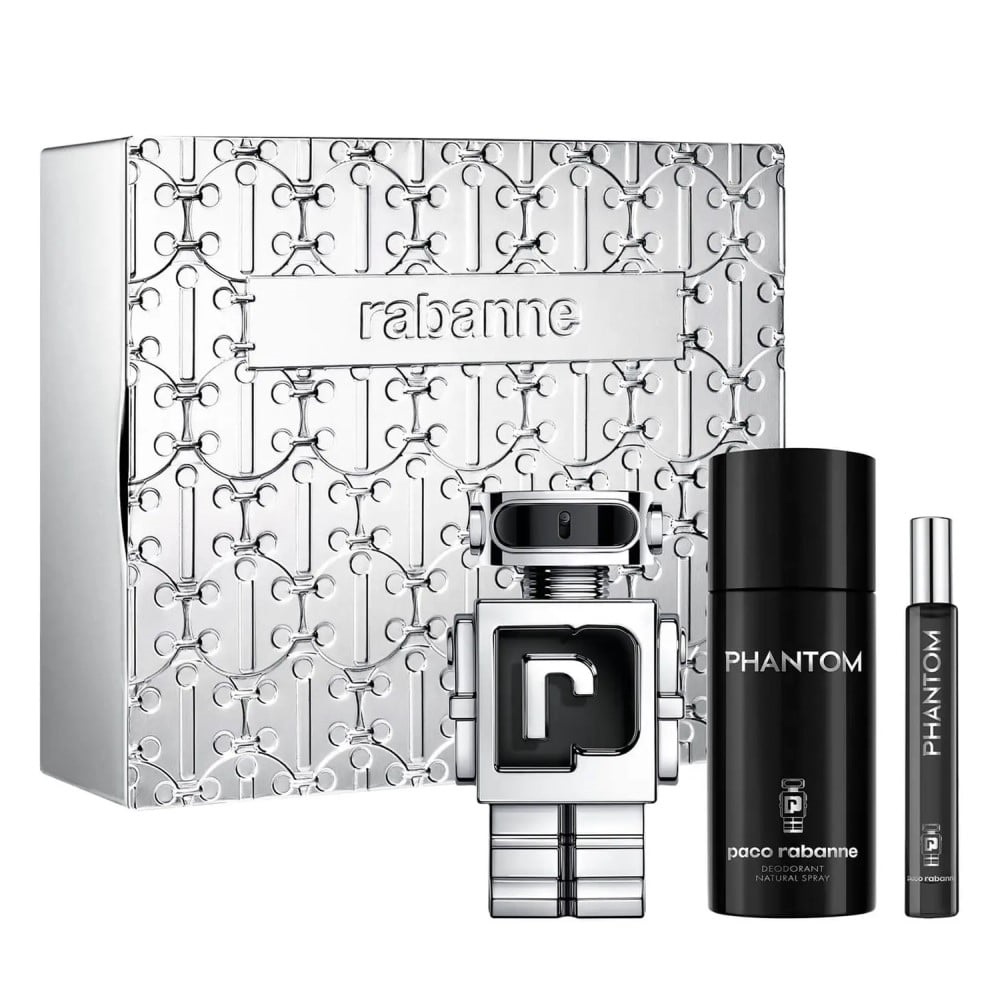 Paco Rabanne Phantom zestaw: woda toaletowa męska, 100 ml + dezodorant męski, 150 ml + woda toaletowa, 10 ml