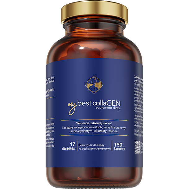MyBestPharm MyBestCollaGEN suplement diety, 150 kaps./1 opak.