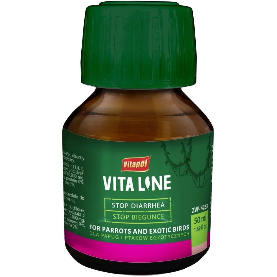 VITAPOL Stop biegunce dla ptaków egzotycznych 50ml