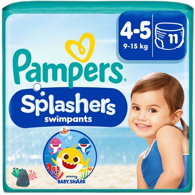 Pieluchomajtki PAMPERS Splashers Baby Shark 4 (11 szt.)