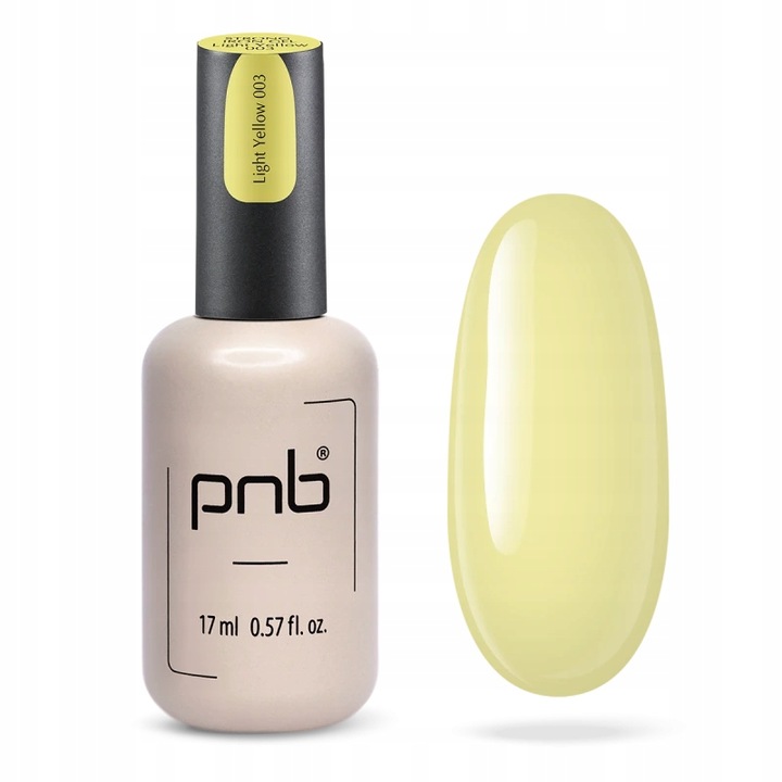 PNB Strong Iron Gel żel budujący do paznokci UV/LED 003 Light Yellow, 17 ml