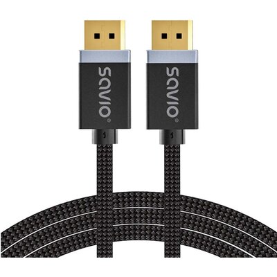 Kabel DisplayPort - DisplayPort SAVIO CL-176 3 m Czarny