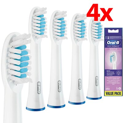 Oryginalna końcówka szczoteczki ORAL-B Pulsonic SR32-4 Sensitive (4 szt.) (Delikatne czyszczenie)