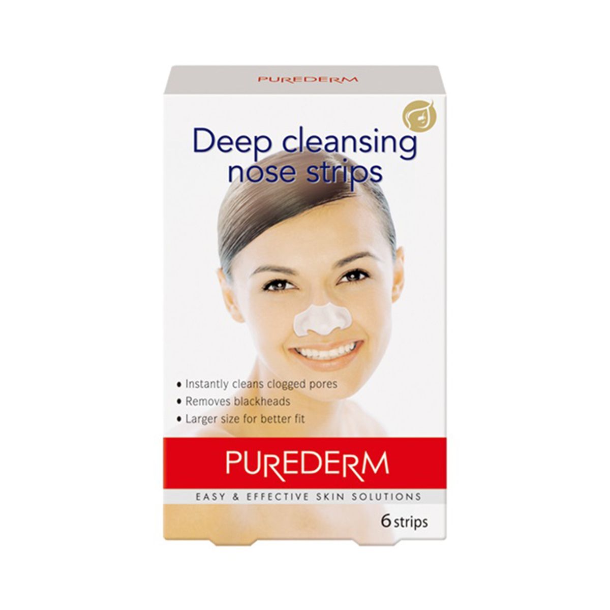 Purederm plastry oczyszczające na nos, 6 szt./1 opak.