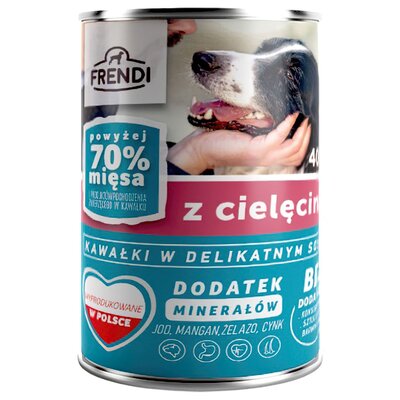 Karma dla psa FRENDI Cielęcina 400 g