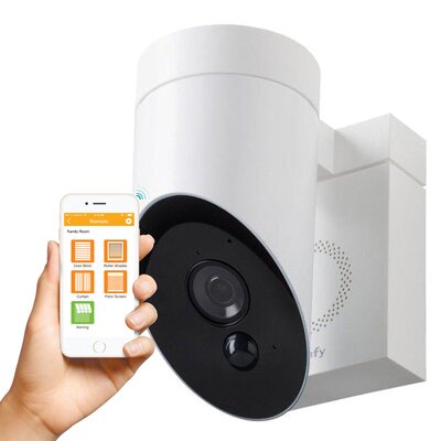 Kamera SOMFY Protect 1870396 Zewnętrzna, Wi-Fi Biały