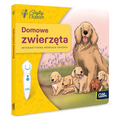 Książka Czytaj z Albikiem Zwierzęta domowe Lucie Krystlíková (twarda okładka)