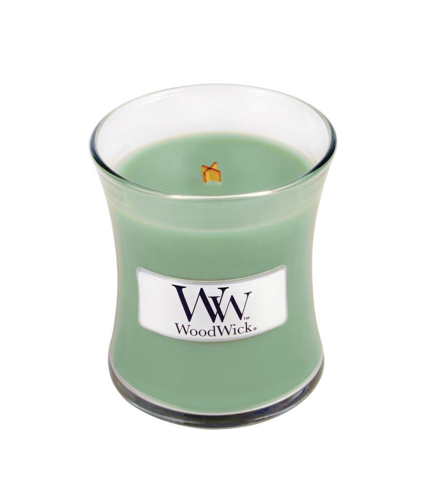 WoodWick - Świeca Mała White Willow Moss 40h