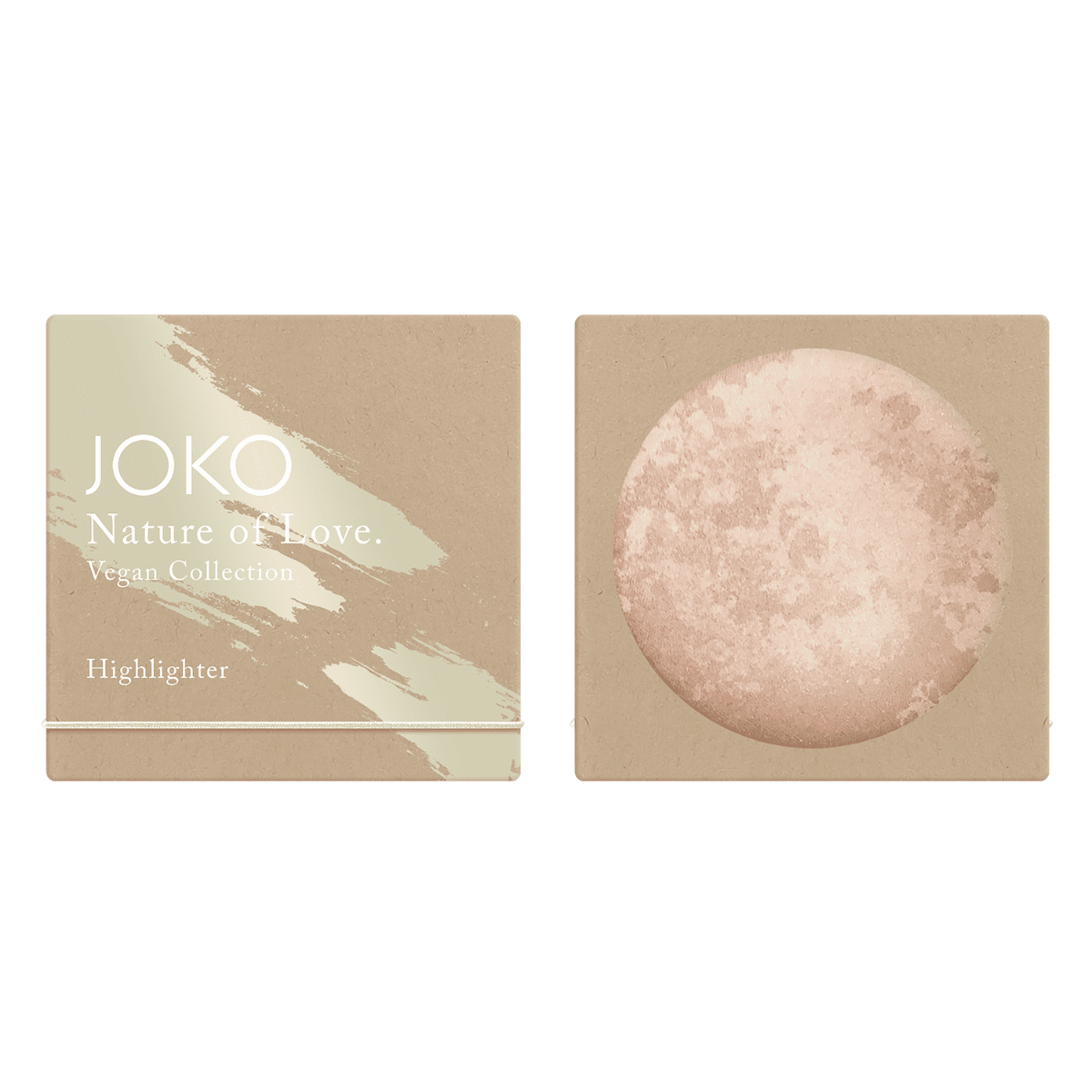 JOKO Nature of Love Vegan Collection rozświetlacz do twarzy 02, 9 g