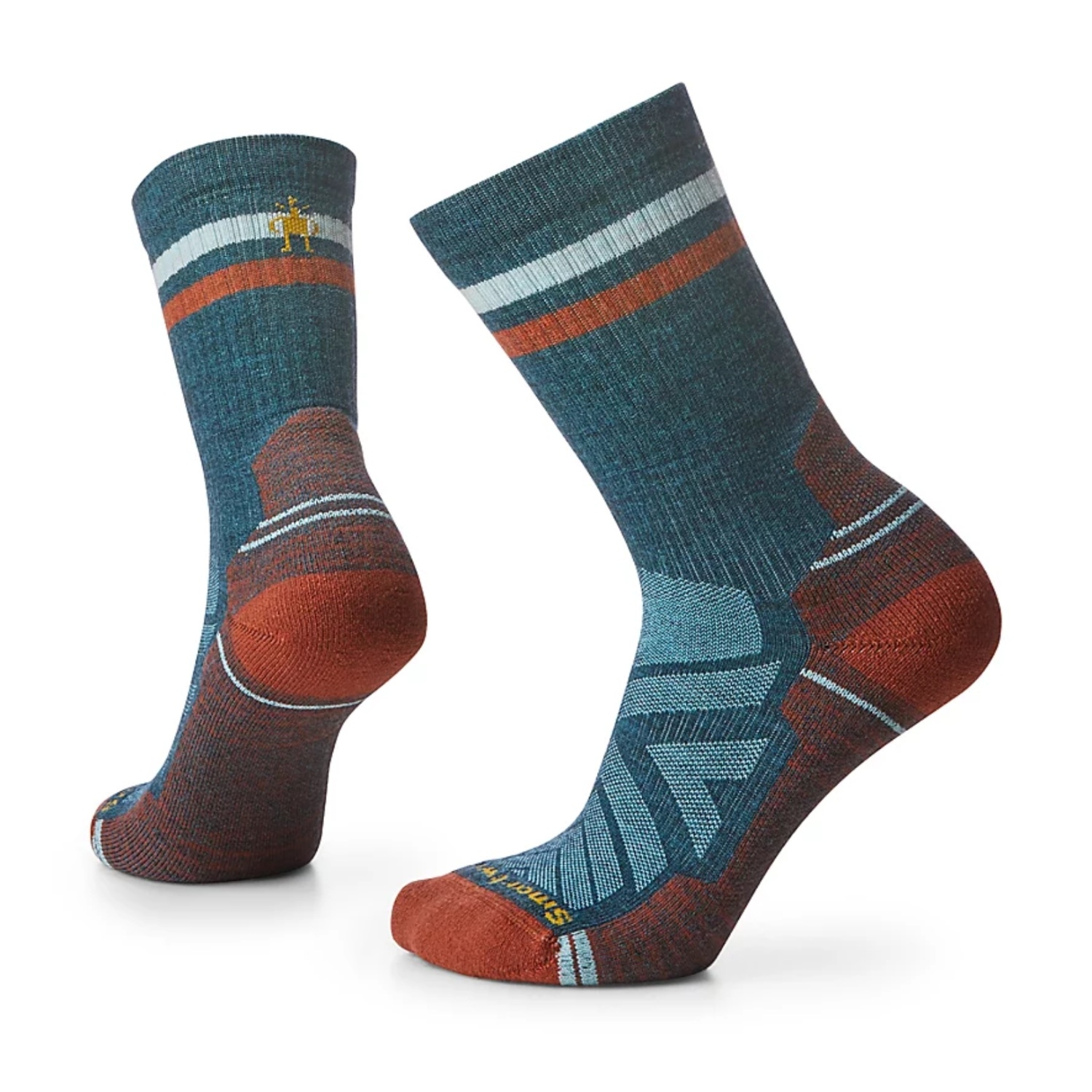 Damskie skarpety trekkingowe Smartwool Hike Light Cushion Tube Stripe Crew twilight blue - 34-37
