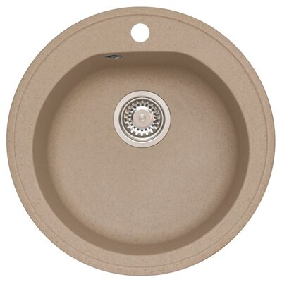 Zlewozmywak jednokomorowy ALVEUS Niagara 10 1121155 Beż 51x51