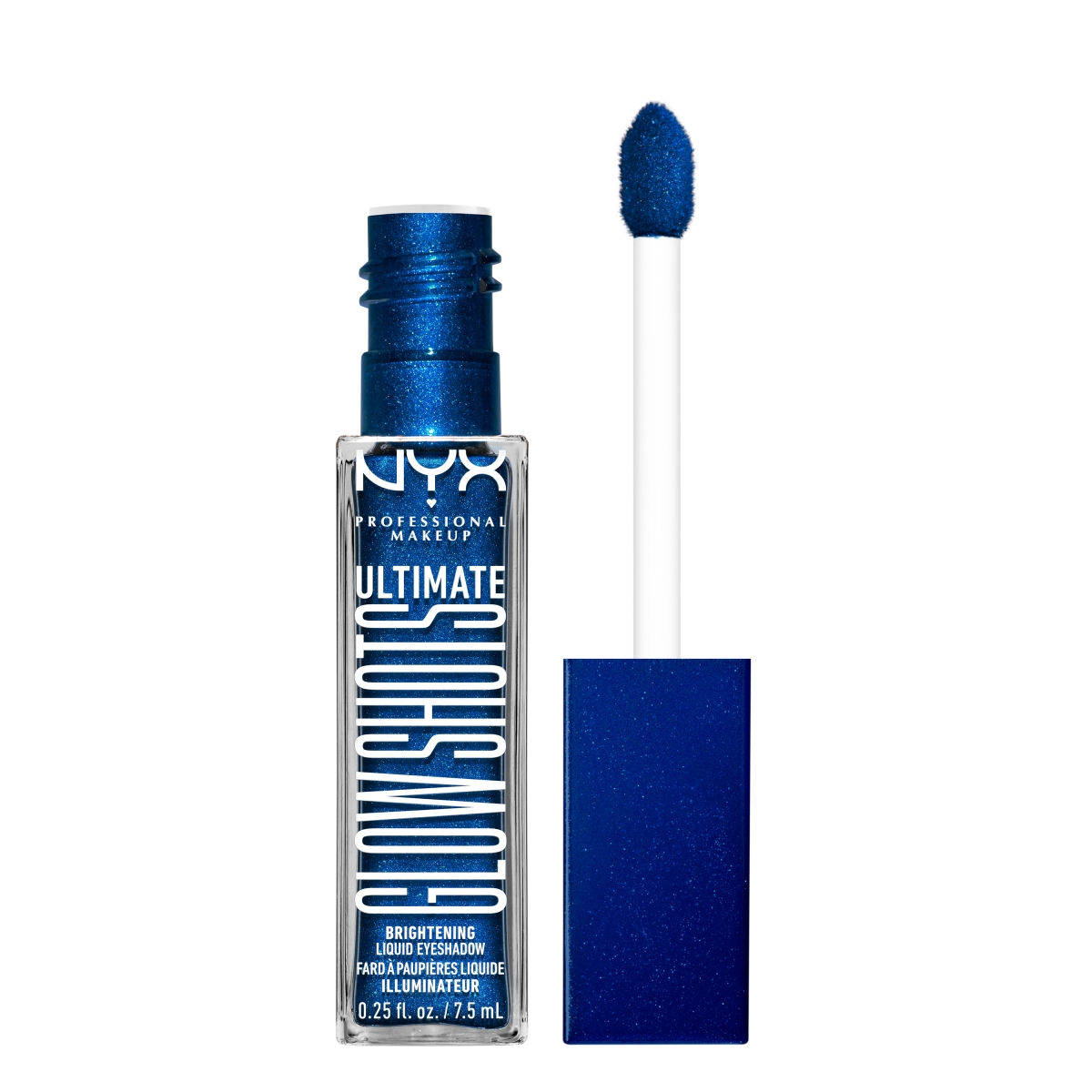 NYX Professional Makeup Ultimate Glow Shots cień do powiek w płynie blueberry bank, 7,5 ml