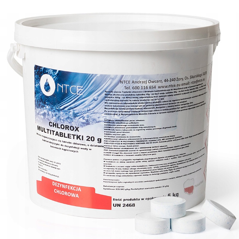 MULTITABLETKI 20G WIADERKO 3KG CHLOROX
