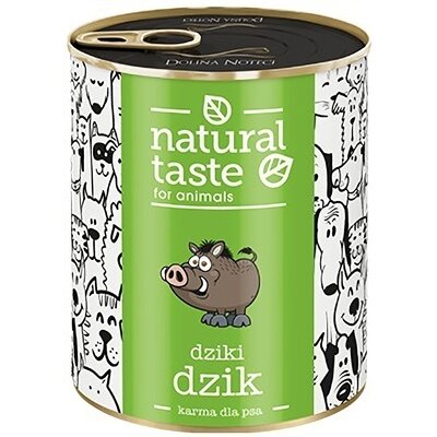 Karma dla psa NATURAL TASTE Dziki Dzik z dziczyzną 800 g