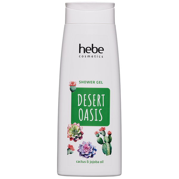 Hebe Cosmetics Desert Oasis Cactus&Jojoba Oil żel pod prysznic, 250 ml