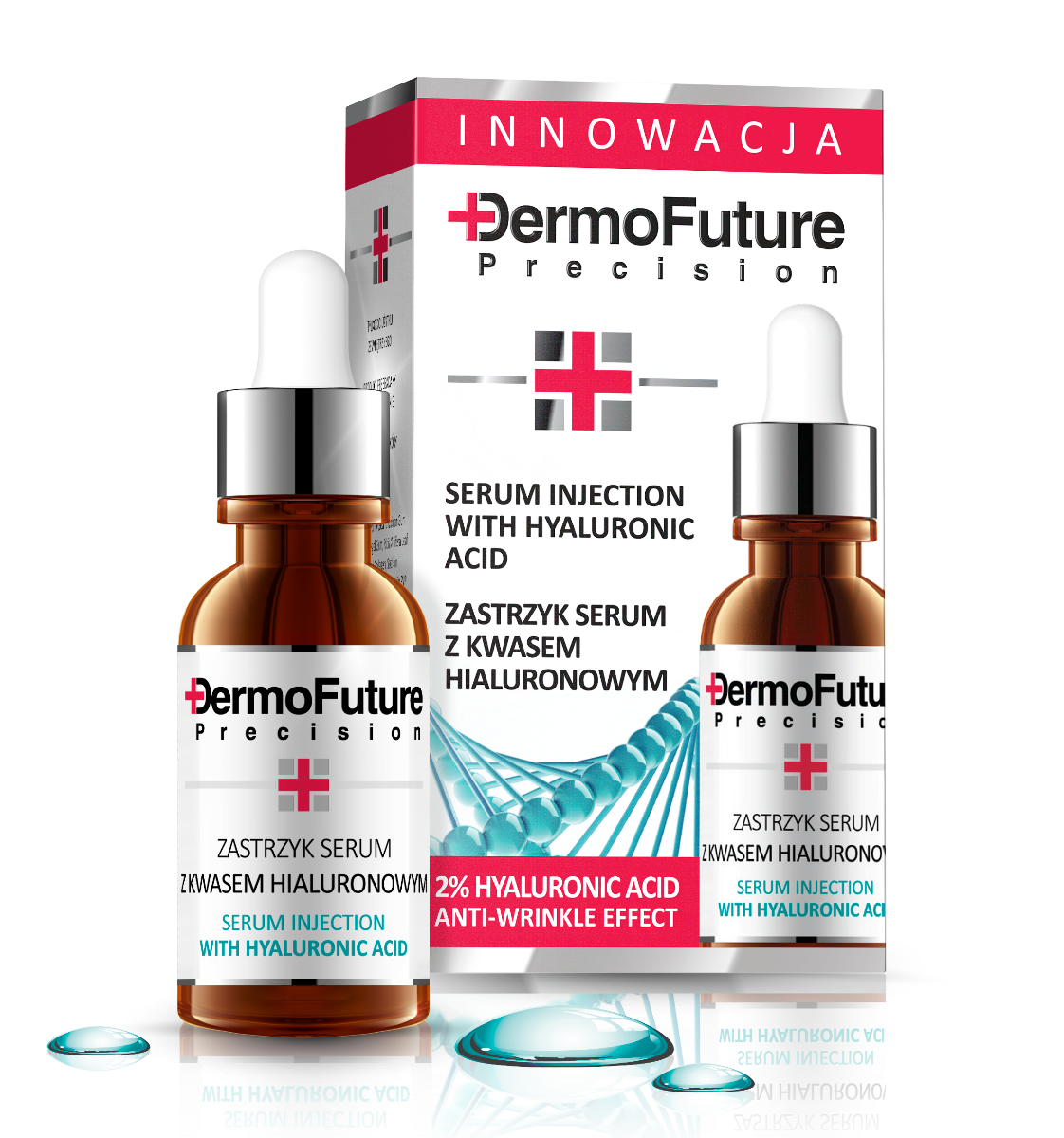 Dermofuture zastrzyk serum z kwasem hialuronowym, 20 ml