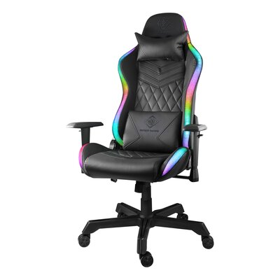Fotel DELTACO DC410 RGB Czarny