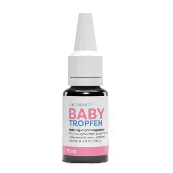 HLH BioPharma Lactobact Baby Tropfen probiotyk dla dzieci, 15 ml