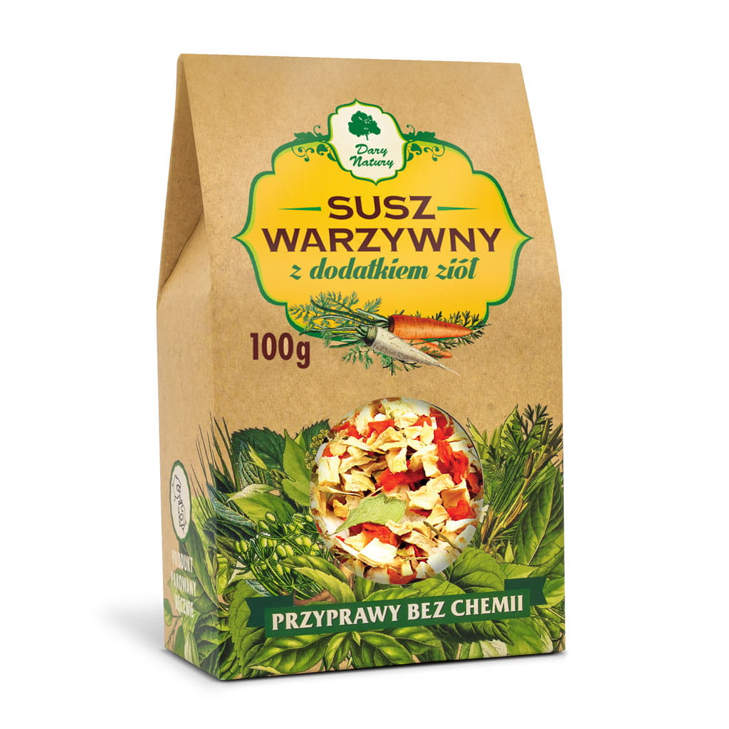 Susz warzywny z ziołami 100g (Dary Natury)