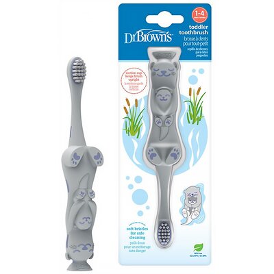 Szczoteczka do zębów DR BROWNS Wydra Szary