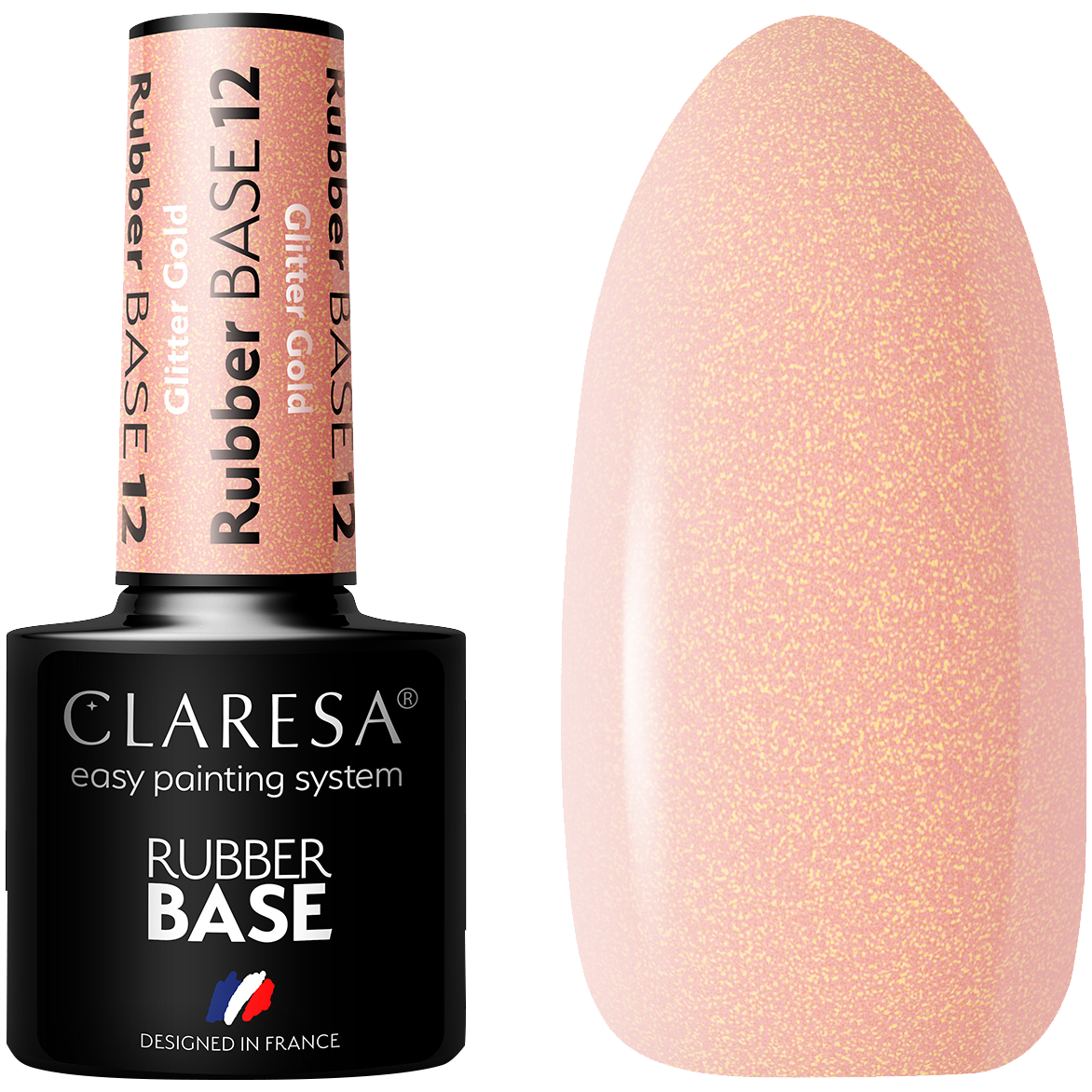 Claresa Rubber Base baza pod lakier do paznokci 12, 5 g
