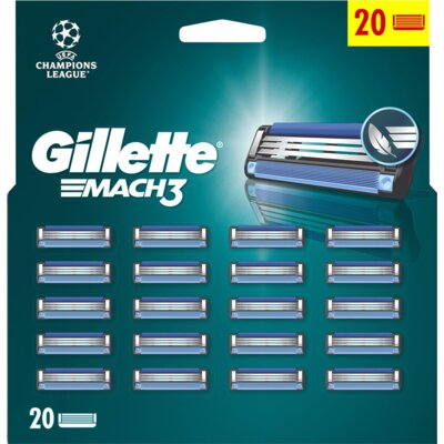 Ostrza do golarki GILLETTE Mach3 (20 sztuk)